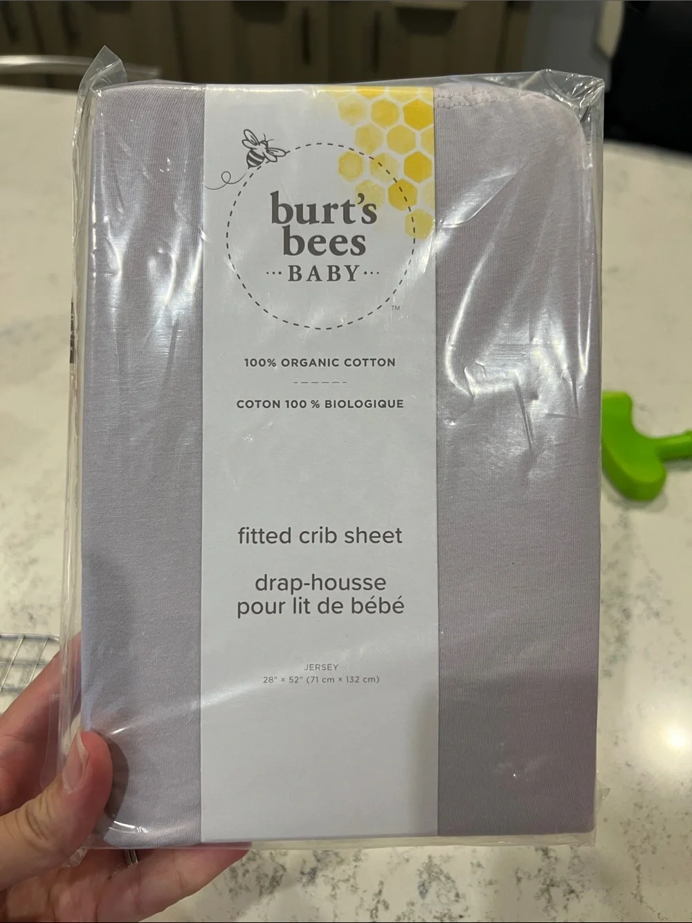 BRAND NEW BURT’S BEES BABY CRIB SHEET
